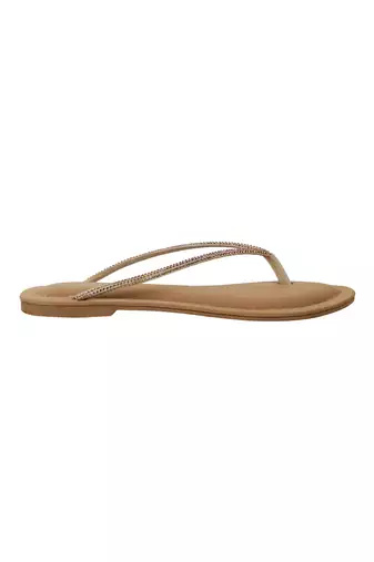 Lazera women   s everyday comfort flat thong sandals