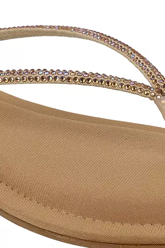 Lazera women   s everyday comfort flat thong sandals