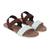 Relaxed fit flat weekend sandal