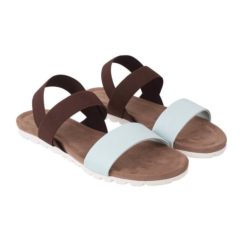Relaxed fit flat weekend sandal