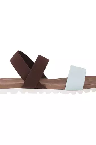 Relaxed fit flat weekend sandal