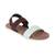 Relaxed fit flat weekend sandal