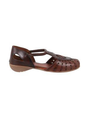 Modern flat close-toe everyday sandal (1353) 2