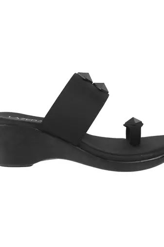 Women's studded wedge toe-ring sandals (1366)