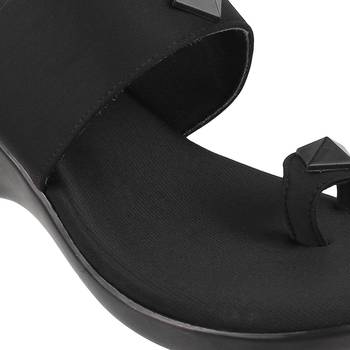 Women's studded wedge toe-ring sandals (1366) 3