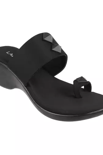 Women's studded wedge toe-ring sandals (1366)