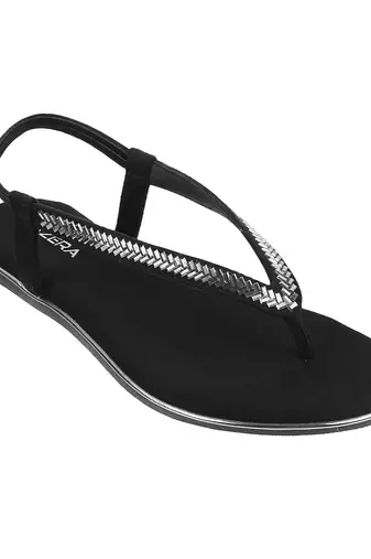 Sophisticated flat statement formal sandal (1397)