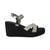 Lazera metallic wedge sandals