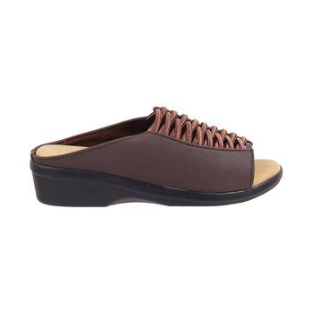 Women's woven slip-on wedge sandals (1407) 2