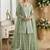 Light green color net embroidered palazzo suit 