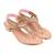 Dazzle flat party chappal (1421)