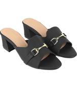 Classic designer block heel sandals