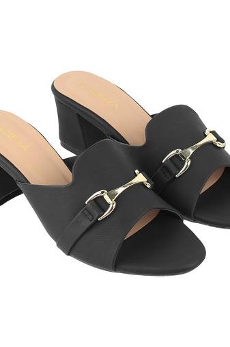 Classic designer block heel sandals