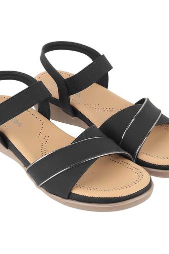 Flat slip-on comfort sandals (1429)