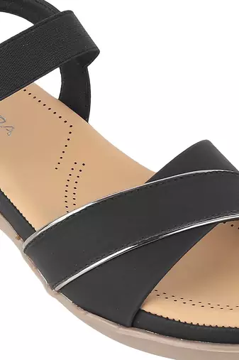 Flat slip-on comfort sandals (1429)