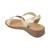 Flat slip-on comfort sandals