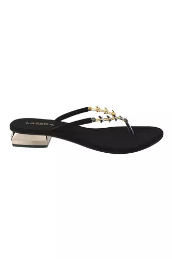 Dazzle flat party chappal (1467)