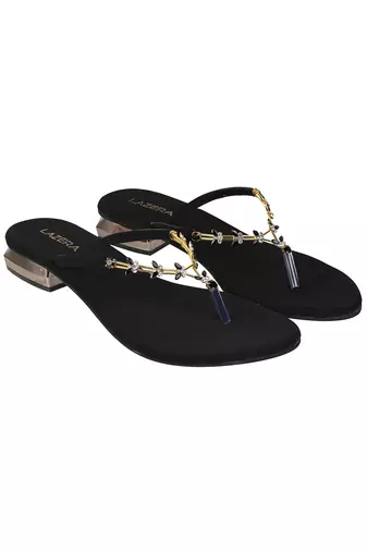 Dazzle flat party chappal (1467)