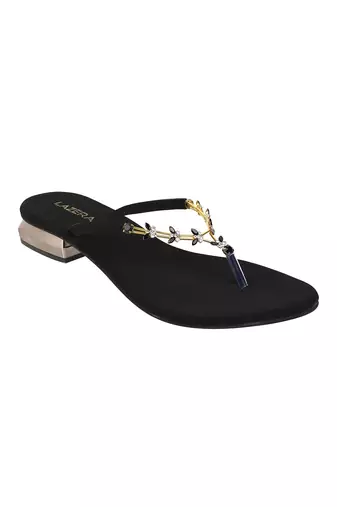Dazzle flat party chappal (1467)