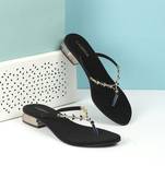 Dazzle flat party chappal (1467)