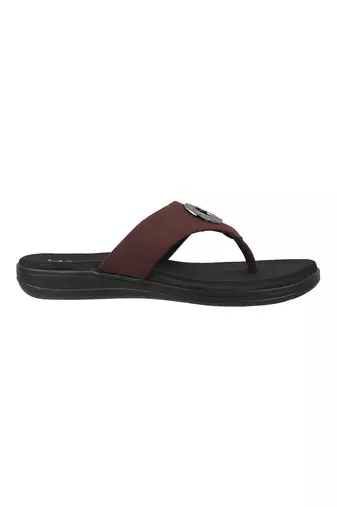 Lazera comfort toe-ring flats with embellished accent 1471p