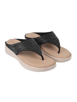 Dazzle flat party chappal 1
