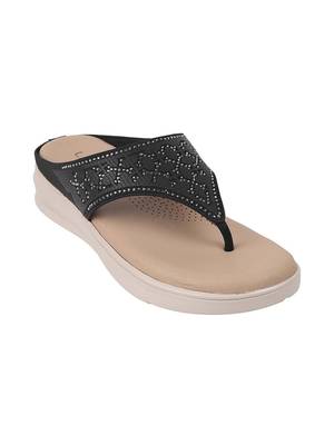 Dazzle flat party chappal 4