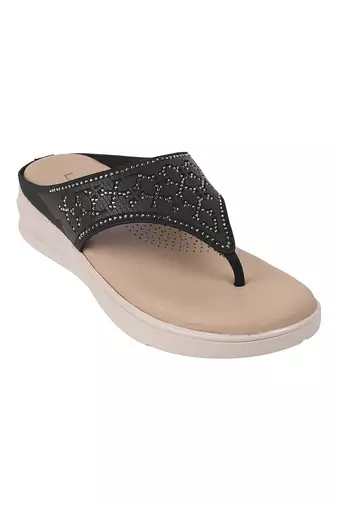 Dazzle flat party chappal