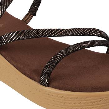 Lazera women's festive wedge sandals 1504 4