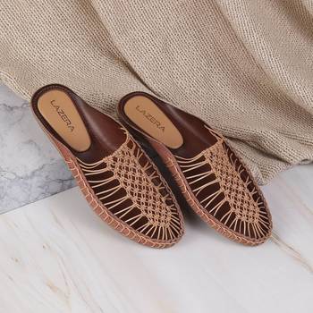 Women's handwoven slip-on loafers (1510) 1