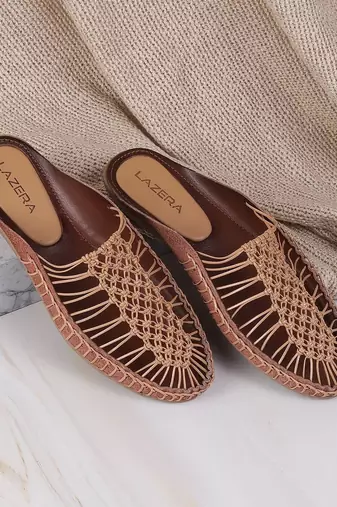 Women's handwoven slip-on loafers (1510)