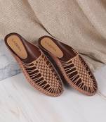 Women's handwoven slip-on loafers (1510)