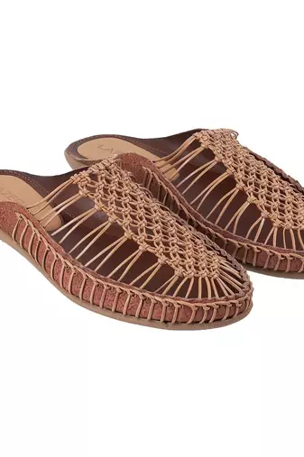 Women's handwoven slip-on loafers (1510)