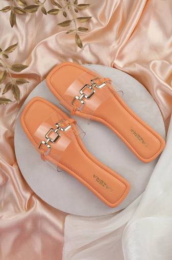 Lazera transparent chain-link flats
