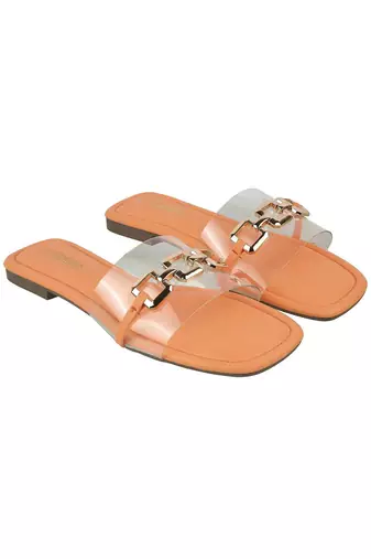 Lazera transparent chain-link flats