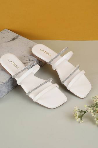 Elegant multi-strap flat sandals