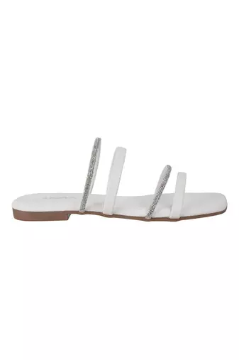 Elegant multi-strap flat sandals