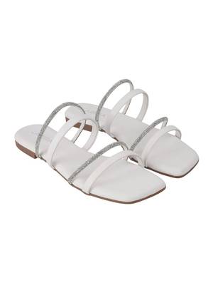 Elegant multi-strap flat sandals 4