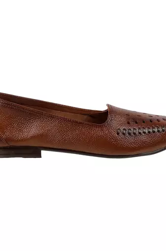 Lazera women's tan comfort loafers (1541)