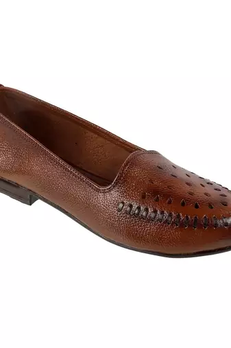 Lazera women's tan comfort loafers (1541)