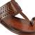 Lazera women's traditional tan kolhapuri flats (1542)