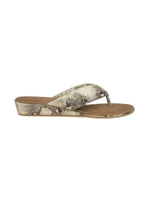 Lazera textured wedge flip-flops 2
