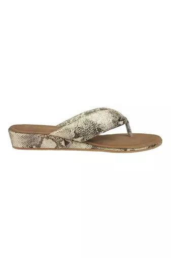 Lazera textured wedge flip-flops