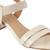 Lazera women's mid block elastic strap heels (1573)