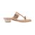 Lazera partywear toe ring flats with mini box heel (1579)