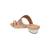 Lazera partywear toe ring flats with mini box heel (1579)