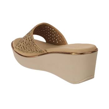 Lazera women’s embellished wedge slide sandals (1587) 5