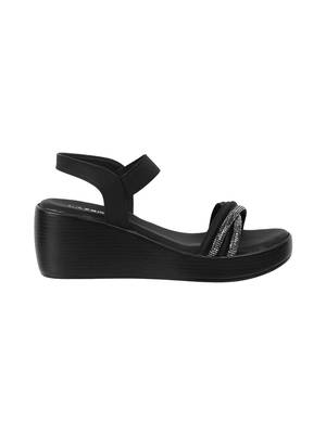 Lazera women   s platform wedge sandals with elastic strap (1588) 2