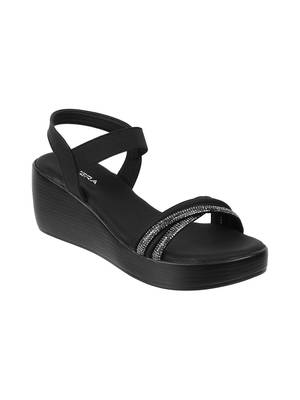 Lazera women   s platform wedge sandals with elastic strap (1588) 5