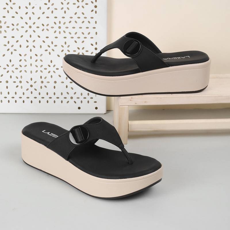 Chunky platform toe-ring sandals – effortless height, everyday comfort (1589)